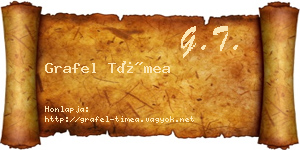 Grafel Tímea névjegykártya